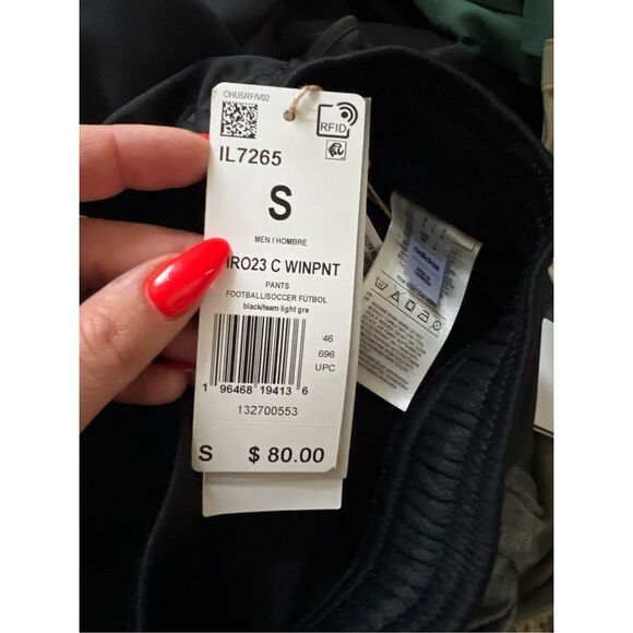 Adidas NWT Tiro 23 Competition Winterized Track Pants Black Small - Picture 3 of 3